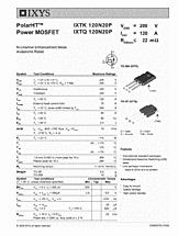 DataSheet IXTK120N20P pdf